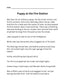 Puppy Coloring Pages and Reading Fluency for Fourth Grade