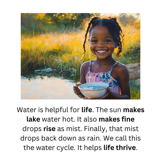 Learn to Read with Orton Gillingham Nonfiction Decodable Readers: The Water Cycle and Silent E Sounds