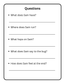 Kindergarten Reading Comprehension Decodable Passages 1