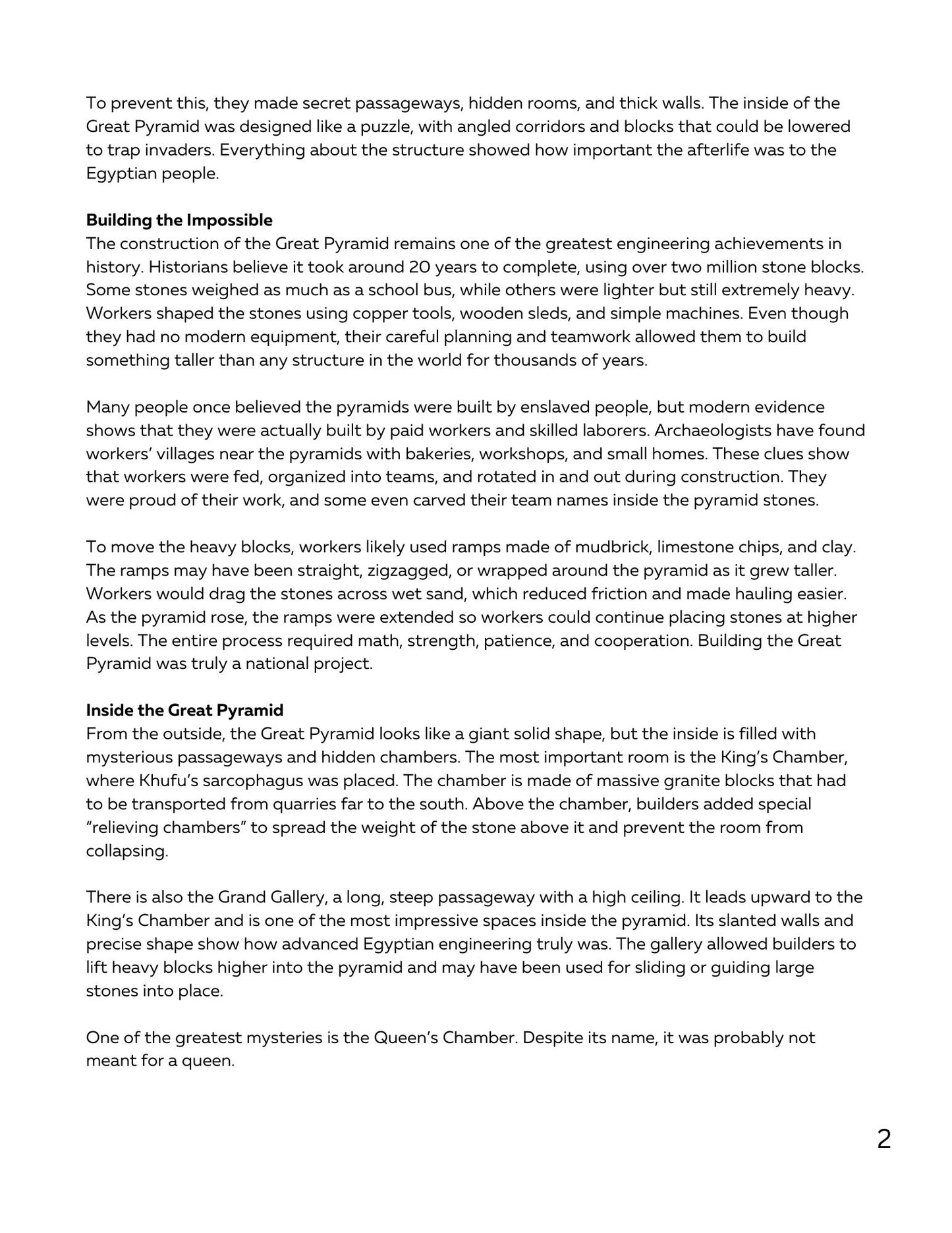 WIZ KIDS READING TEST GRADE 5: Great Structures of History