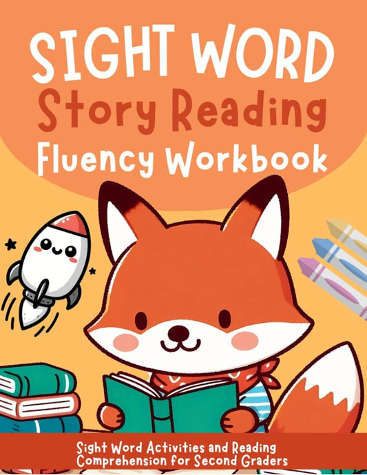 Sight Words Story Reading Fluency Coloring Book