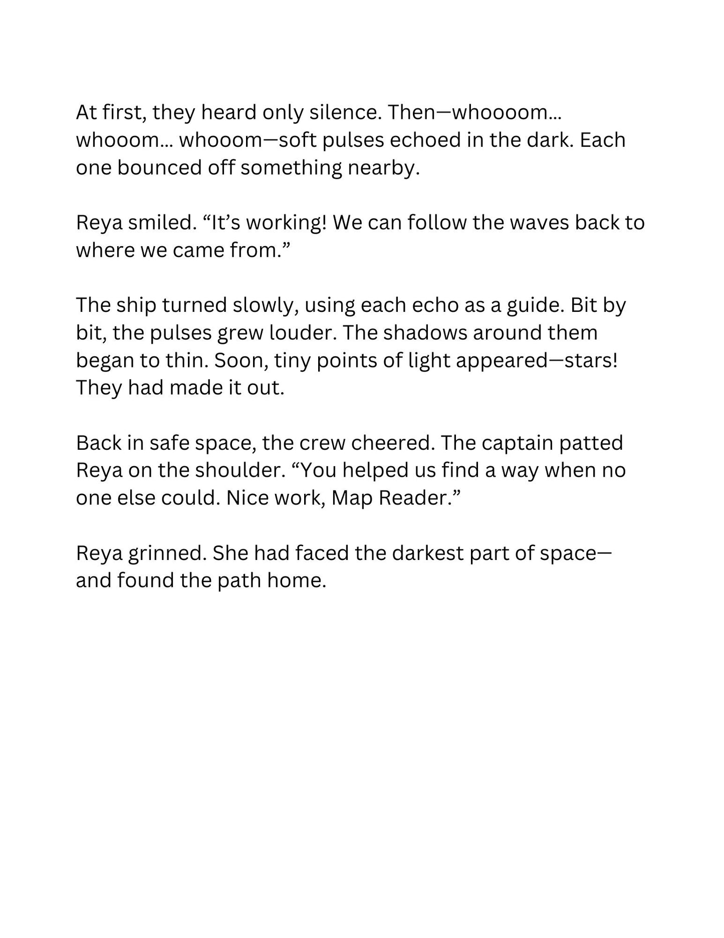 Fourth Grade Reading Fluency Space Coloring Pages