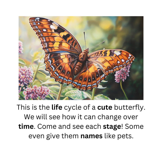 Learn to Read with Orton Gillingham Nonfiction Decodable Readers: The Butterfly Life Cycle and Silent E Sounds
