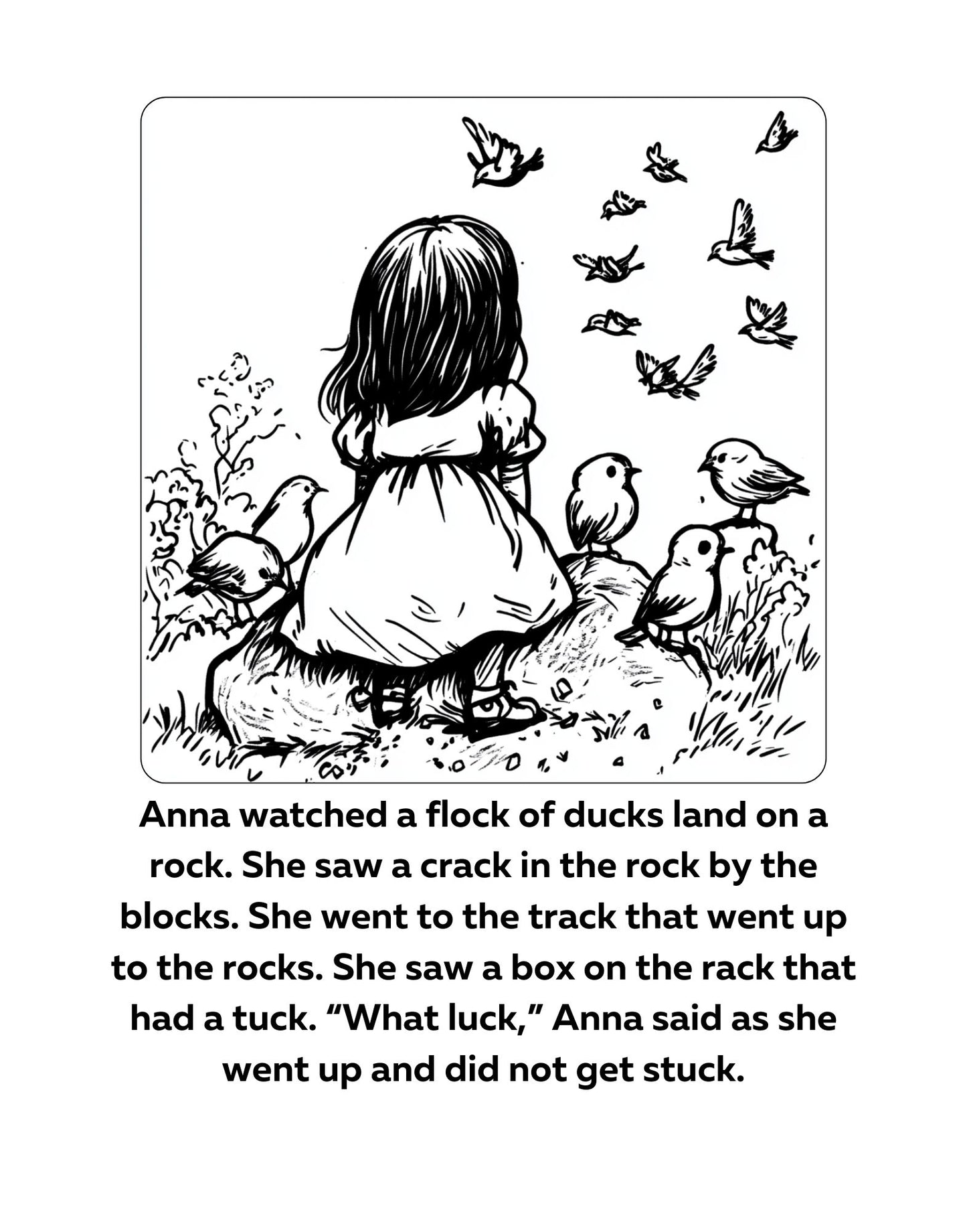 Decodable Coloring Pages for Word Families