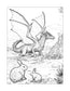 Dragon Coloring Pages Reading Fluency: Third Grade