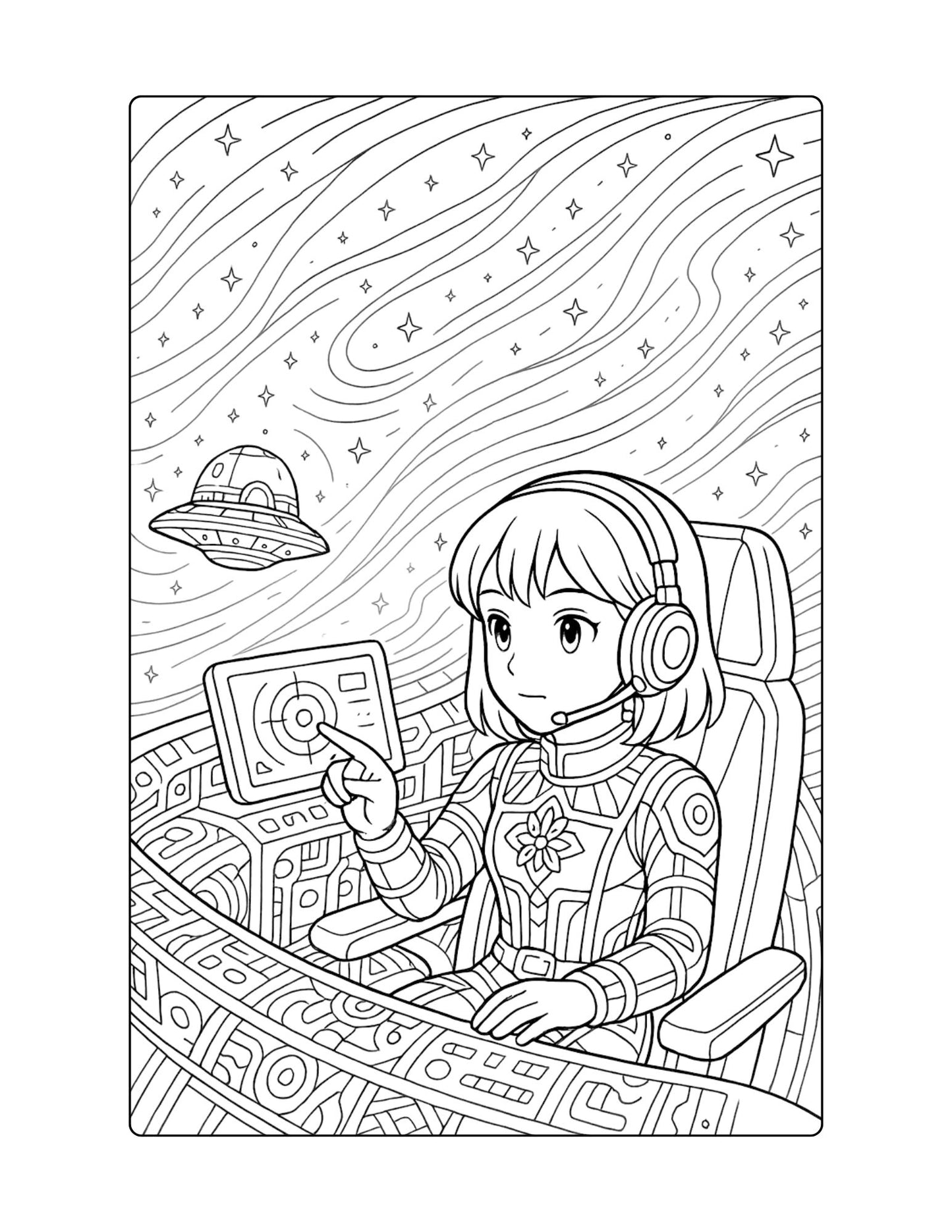 Fourth Grade Reading Fluency Space Coloring Pages