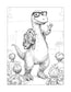 Dragon Coloring Pages Reading Fluency: Third Grade