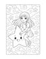 Anime Coloring Pages Reading Fluency for Second Grade