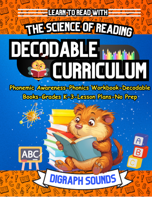 Structured Literacy Decodable Book Curriculum Digraphs