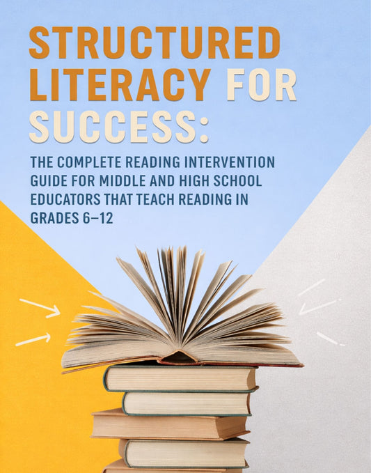 Structured Literacy for Success Volume 9: Diphthongs