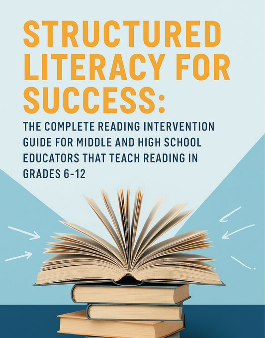 Structured Literacy for Success Volume 4: Beginning and Ending Blends