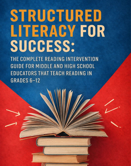 Structured Literacy for Success Volume 5: Beginning and Ending Blends